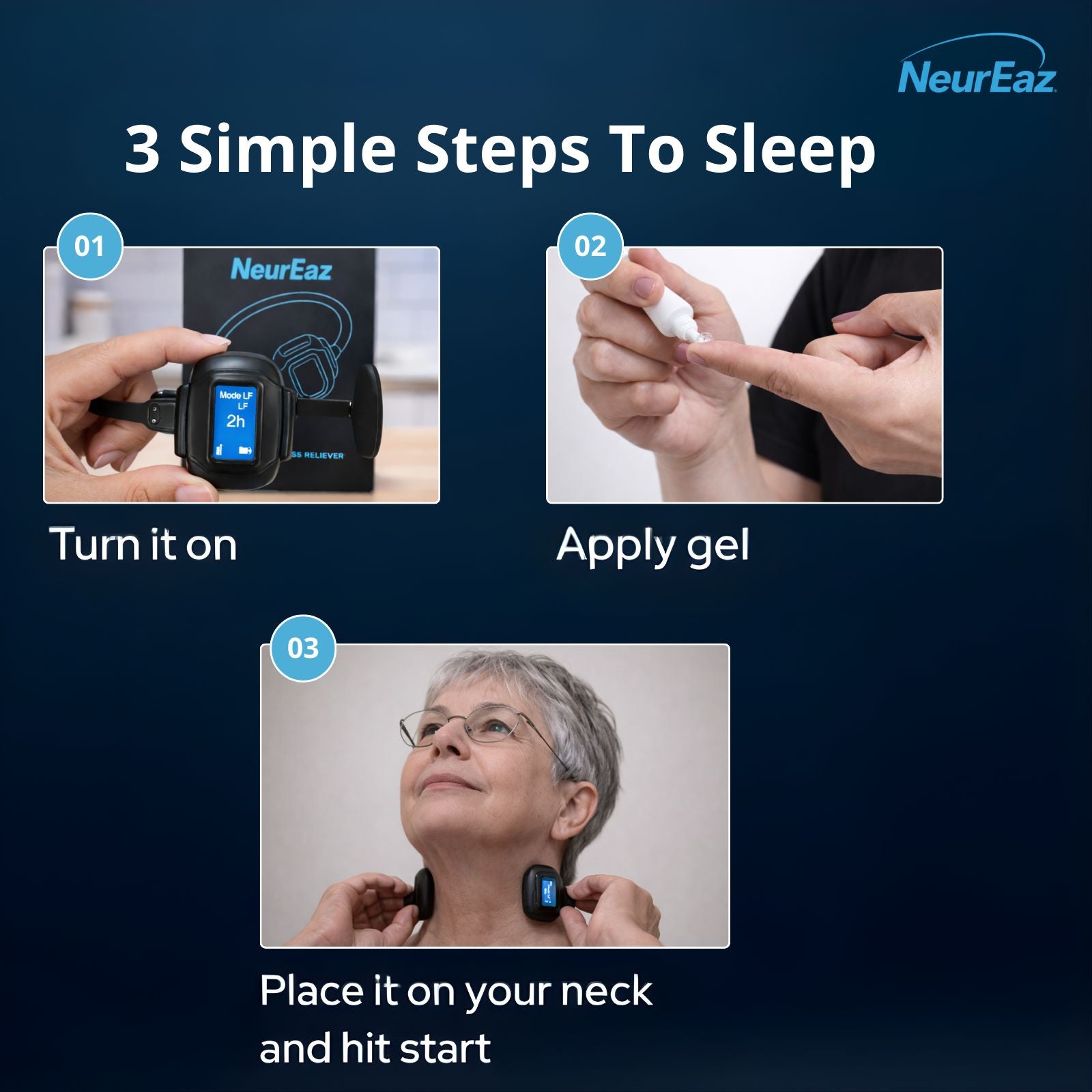 Neureaz Vagus Calm Device: fall asleep easier in minutes a day